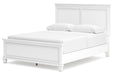 Fortman White Queen Panel Bed -  Ashley - Lara Furniture