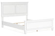 Fortman White Queen Panel Bed -  Ashley - Lara Furniture