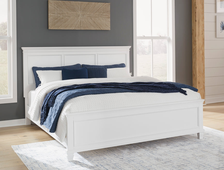 Fortman White Panel Bedroom Set