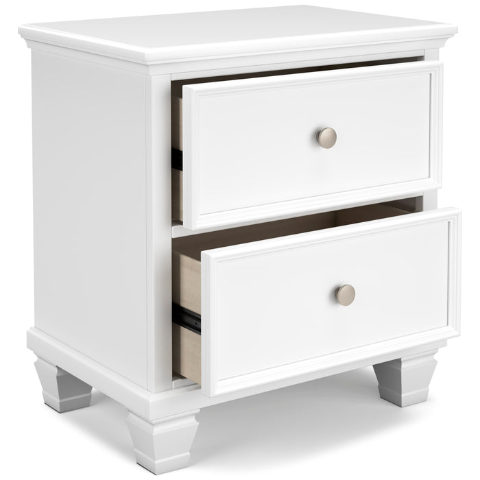 Fortman White Nightstand