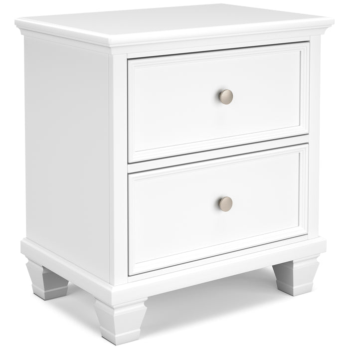 Fortman White Nightstand