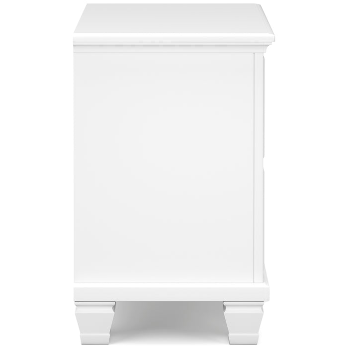 Fortman White Nightstand