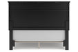 Lanolee Black Queen Panel Bed -  Ashley - Lara Furniture