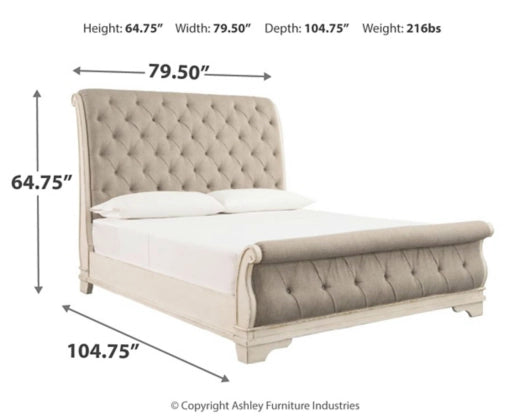 Realyn Queen Sleigh Bed