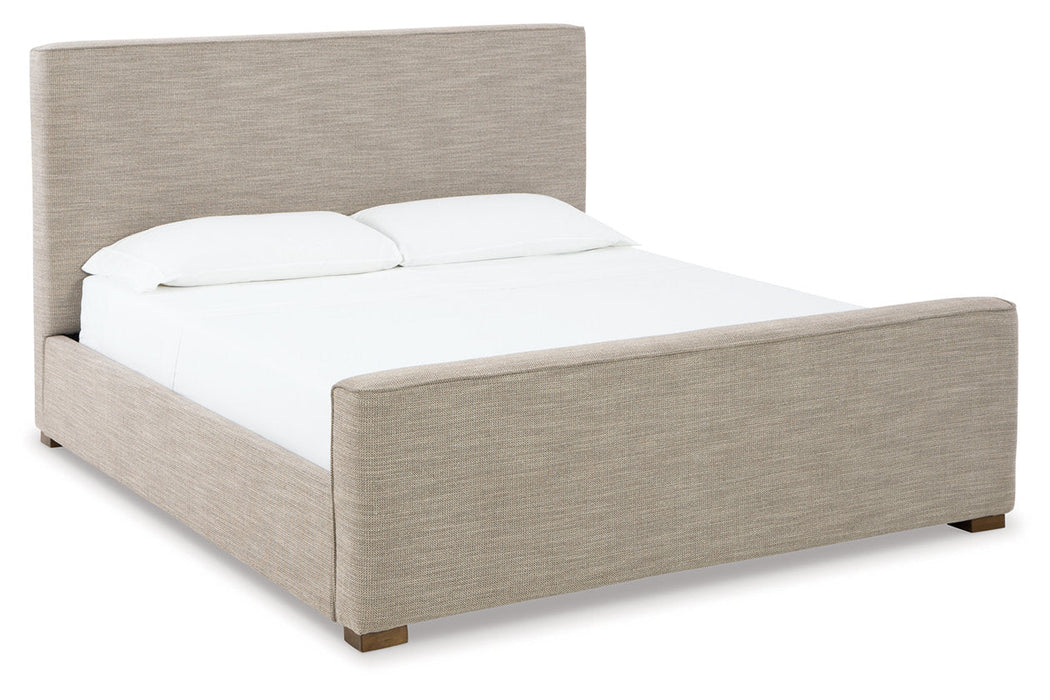 Dakmore Brown King Upholstered Bed