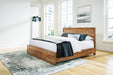 Dressonni Brown Queen Panel Bed -  Ashley - Lara Furniture