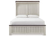 Darborn Gray/Brown Queen Panel Bed -  Ashley - Lara Furniture