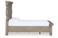 Harrastone Gray Queen Panel Bed -  Ashley - Lara Furniture