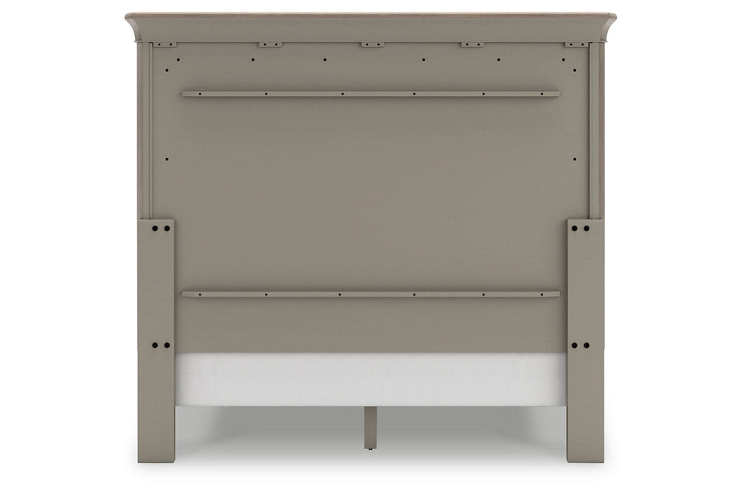 Lexorne Gray Queen Sleigh Bed -  Ashley - Lara Furniture