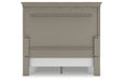 Lexorne Gray Queen Sleigh Bed -  Ashley - Lara Furniture