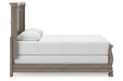 Lexorne Gray Queen Sleigh Bed -  Ashley - Lara Furniture