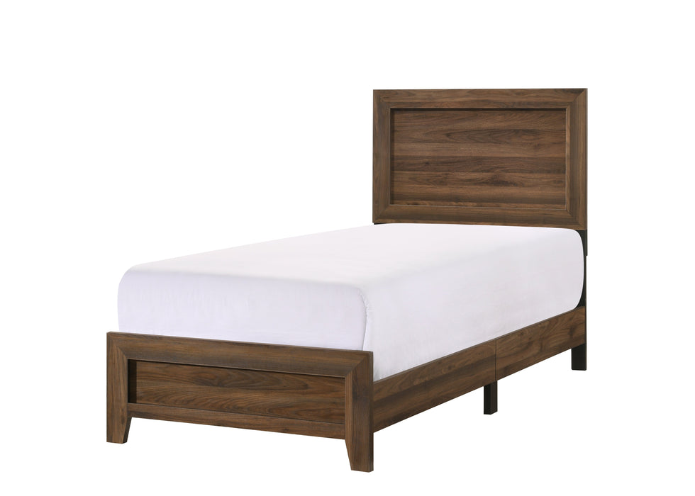 Millie Cherry Brown Panel Youth Bedroom Set [HOT DEAL]