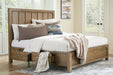 Cabalynn Light Brown Queen Panel Bed with Storage -  Ashley - Lara Furniture