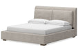 Cabalynn Light Brown Queen Upholstered Bed -  Ashley - Lara Furniture