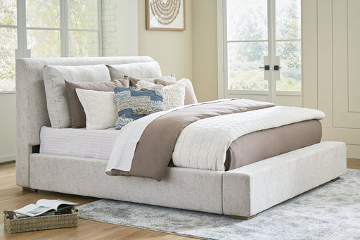 Cabalynn Light Brown Queen Upholstered Bed -  Ashley - Lara Furniture