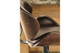 Bellatier Brown Adjustable Height Bar Stool - Lara Furniture