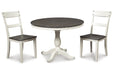 Nelling Two-tone Dining Table -  - Lara Furniture