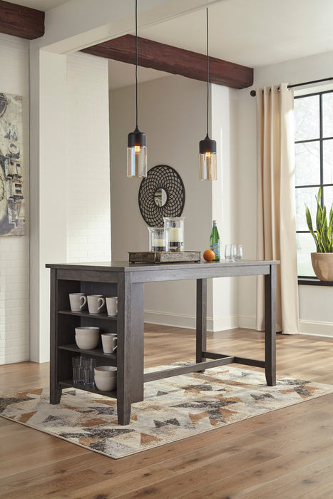 Caitbrook Gray Counter Height Set