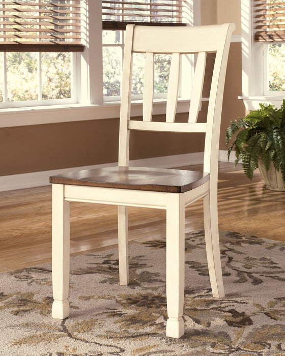 Whitesburg Brown/Cottage White Rectangular Dining Set