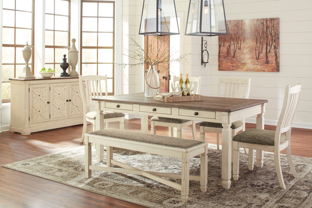 Bolanburg Two-tone Rectangular Dining Set