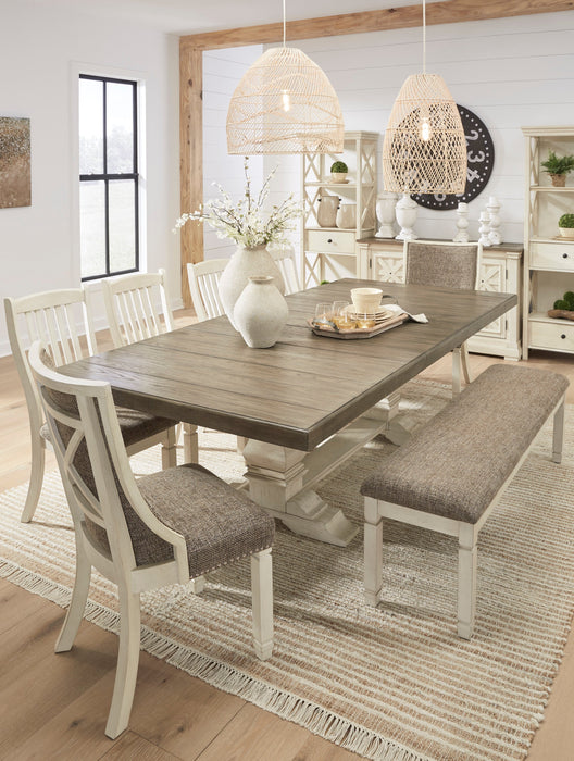 Bolanburg Two-tone Extendable Dining Set