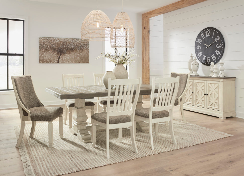 Bolanburg Two-tone Extendable Dining Set