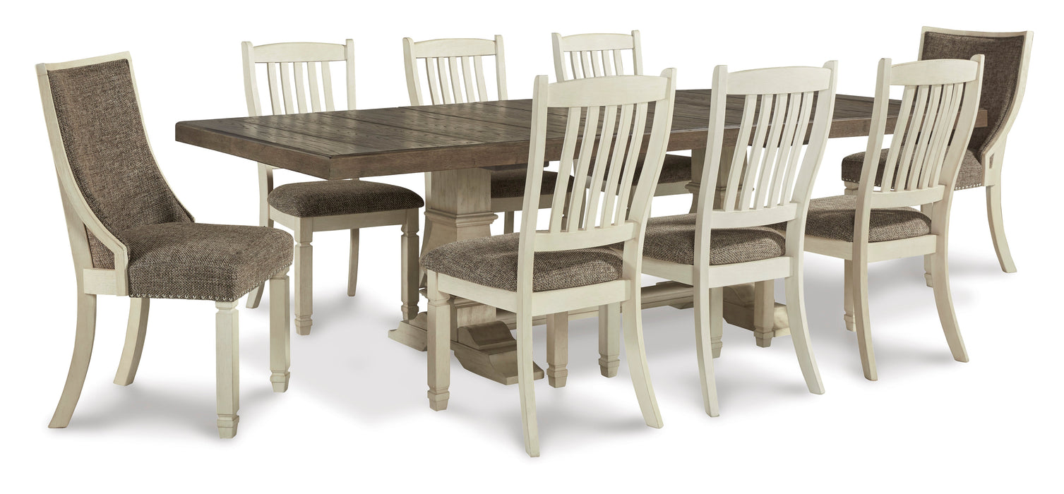 Bolanburg Two-tone Extendable Dining Set