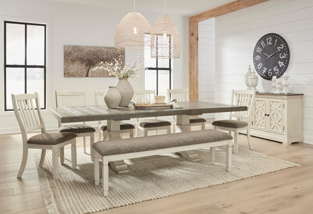 Bolanburg Two-tone Extendable Dining Set