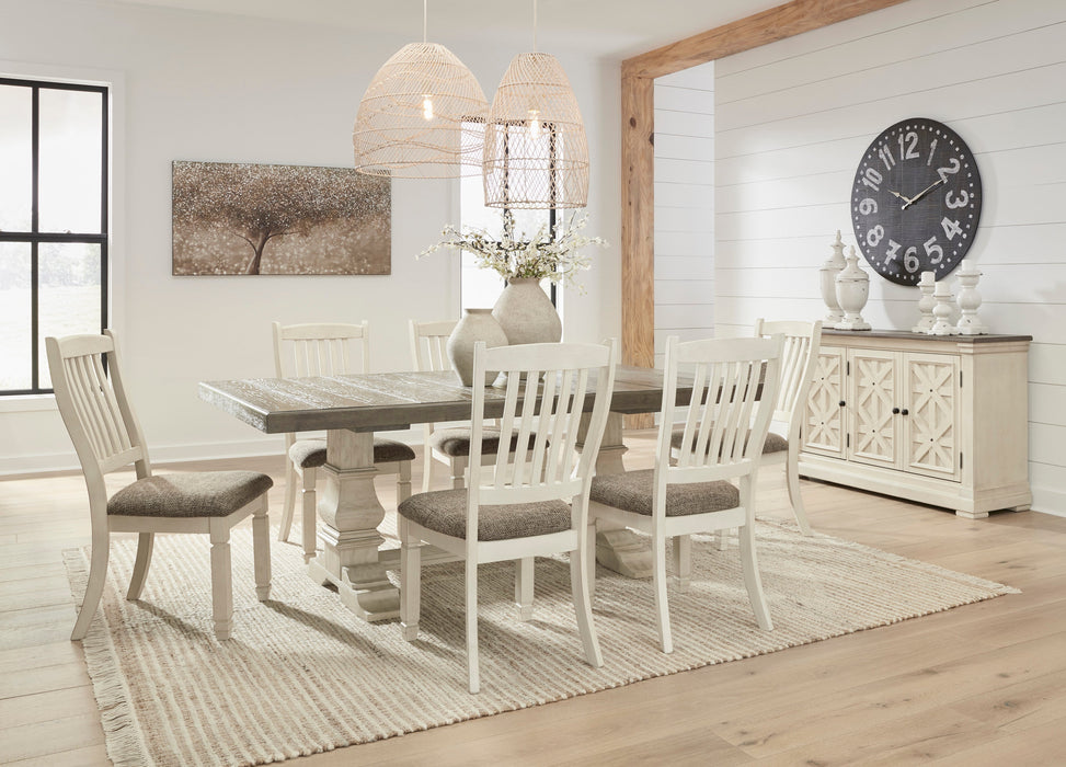 Bolanburg Two-tone Extendable Dining Set