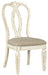 Realyn Chipped White Oval Dining Room Set - Lara Furniture