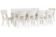 Chalanna  Dining Table and 10 Chairs -  Ashley - Lara Furniture