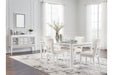 Chalanna  Dining Table and 4 Chairs -  Ashley - Lara Furniture