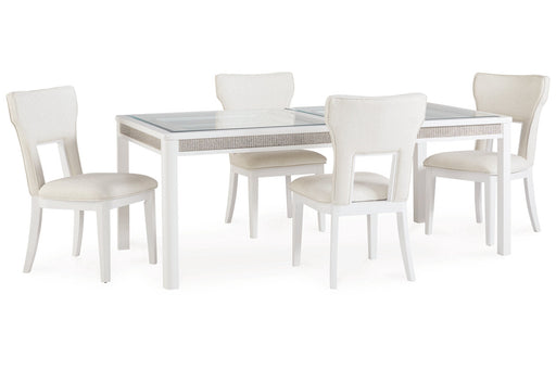 Chalanna  Dining Table and 4 Chairs -  Ashley - Lara Furniture