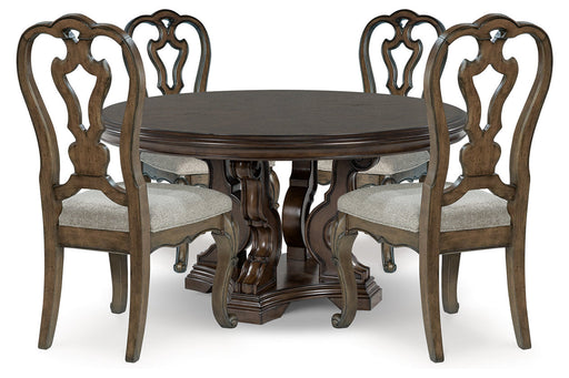 Maylee  Dining Table and 4 Chairs -  Ashley - Lara Furniture