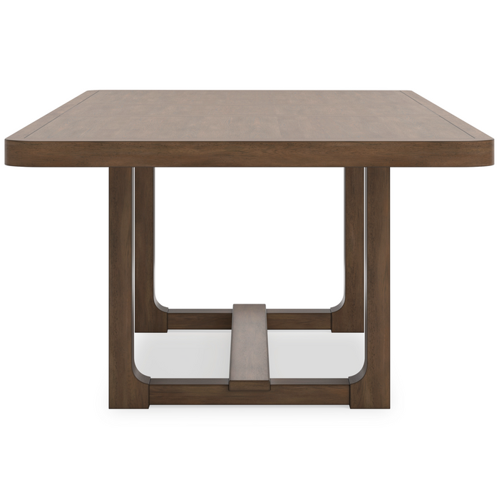 Cabalynn Light Brown Dining Table and 4 Chairs and Bench