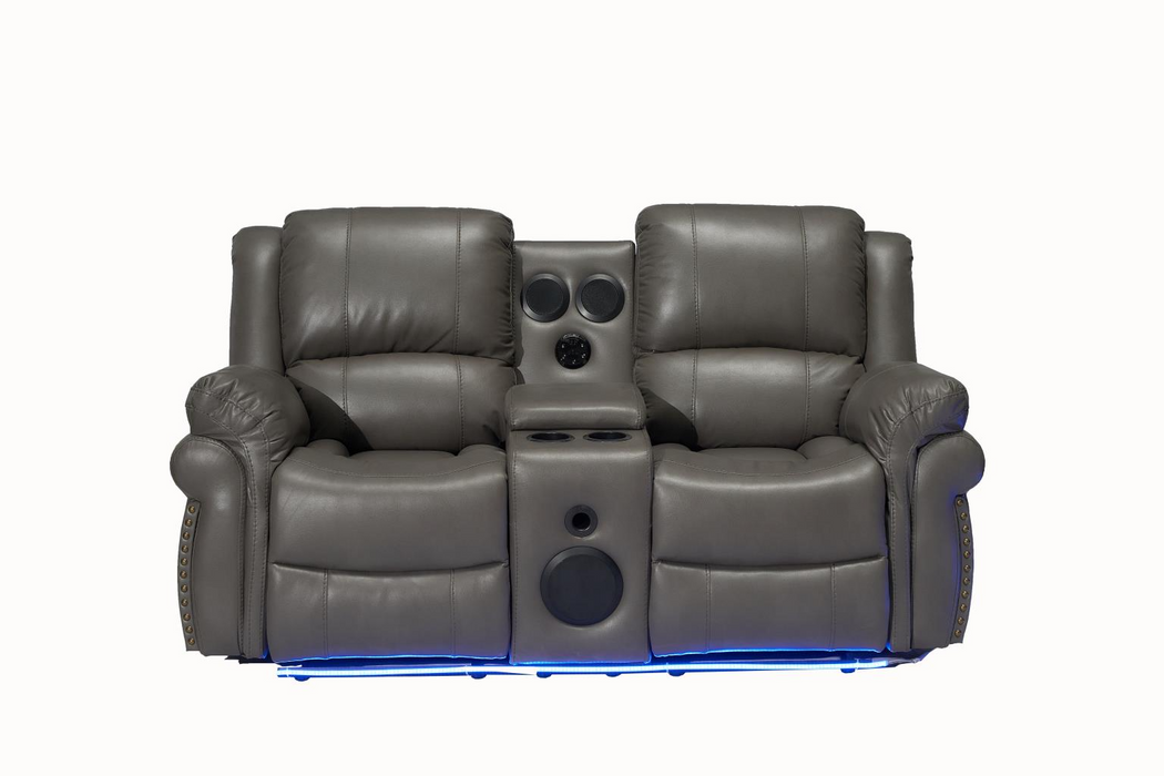 Cesar Gray Reclining Living Room Set