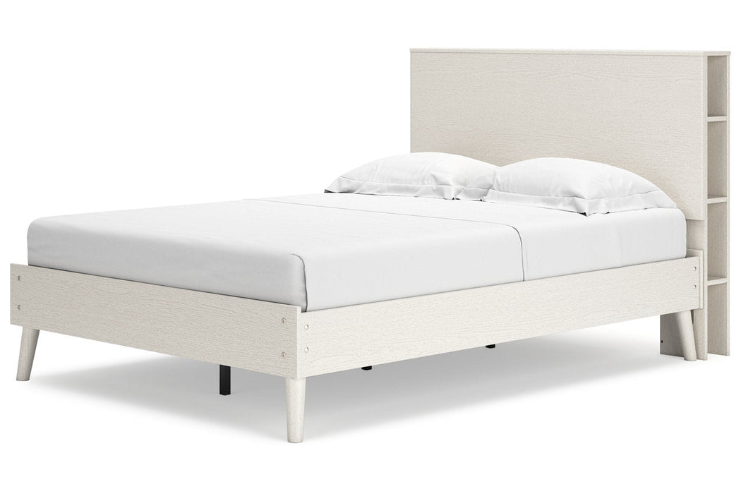 Aprilyn White Full Bookcase Bed