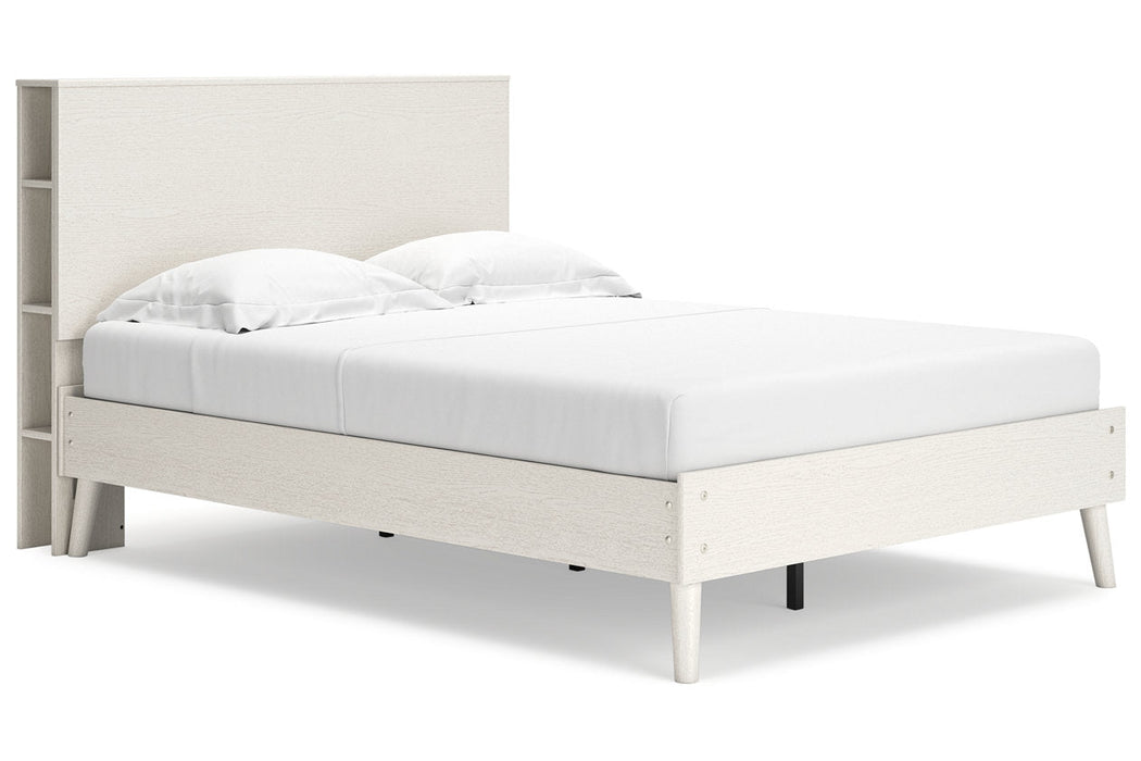 Aprilyn White Full Bookcase Bed