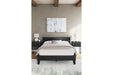 Socalle Black Queen Panel Platform Bed