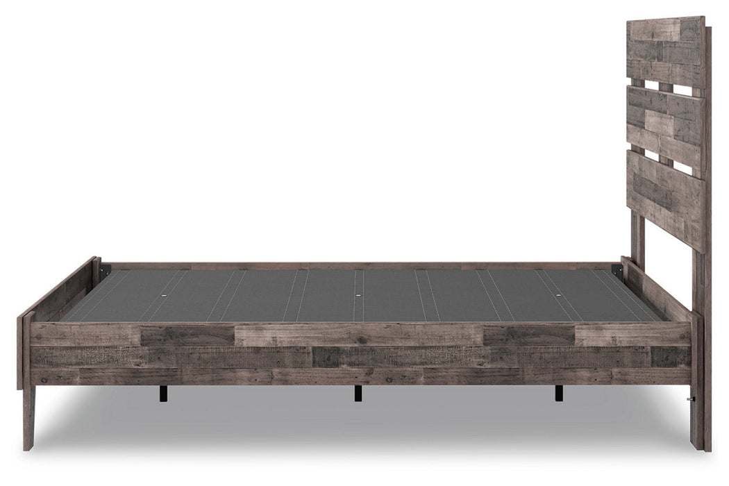 Neilsville Multi Gray Full Panel Platform Bed