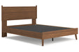 Fordmont Cognac Queen Panel Bed -  Ashley - Lara Furniture