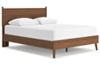 Fordmont Cognac Queen Panel Bed -  Ashley - Lara Furniture