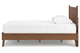 Fordmont Cognac Queen Panel Bed -  Ashley - Lara Furniture