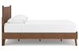 Fordmont Cognac Queen Panel Bed -  Ashley - Lara Furniture