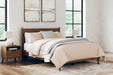 Fordmont Cognac Queen Panel Bed -  Ashley - Lara Furniture