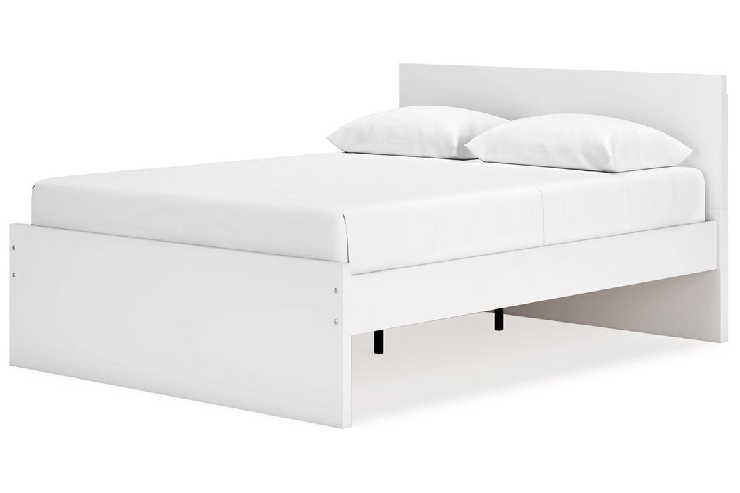 Onita White Queen Platform Bed -  Ashley - Lara Furniture