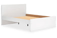 Onita White Queen Platform Bed -  Ashley - Lara Furniture