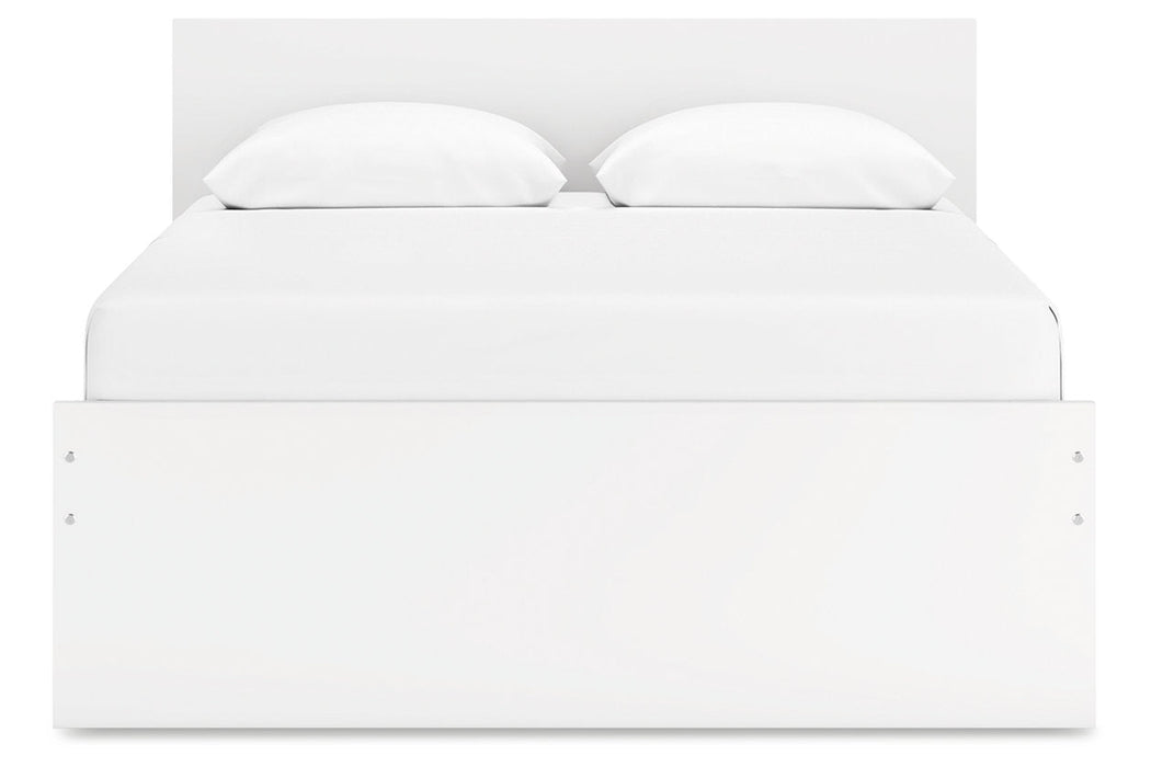 Onita White Queen Platform Bed -  Ashley - Lara Furniture