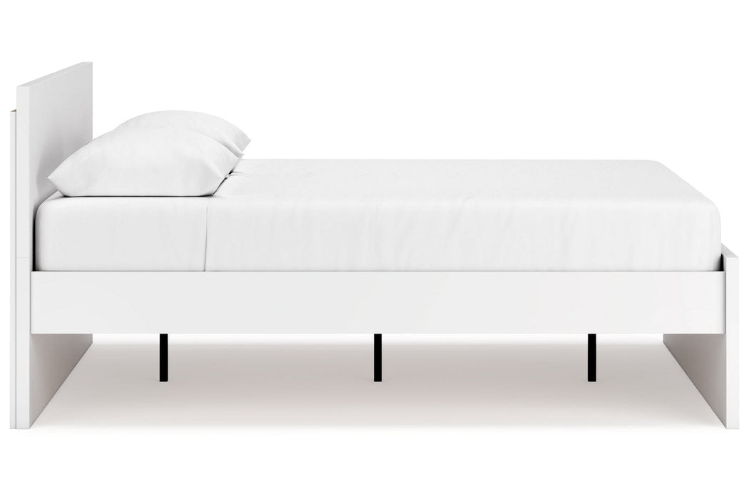 Onita White Queen Platform Bed -  Ashley - Lara Furniture