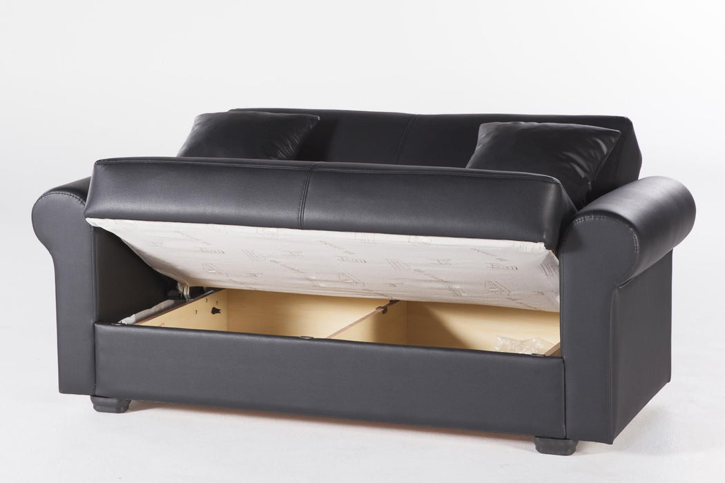 Floris Love Seat(Santa Glory Black)